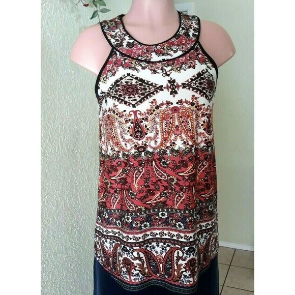 Apt. 9 Tops - Apt. 9 Misses  Tank Top  Studded Halter style neck